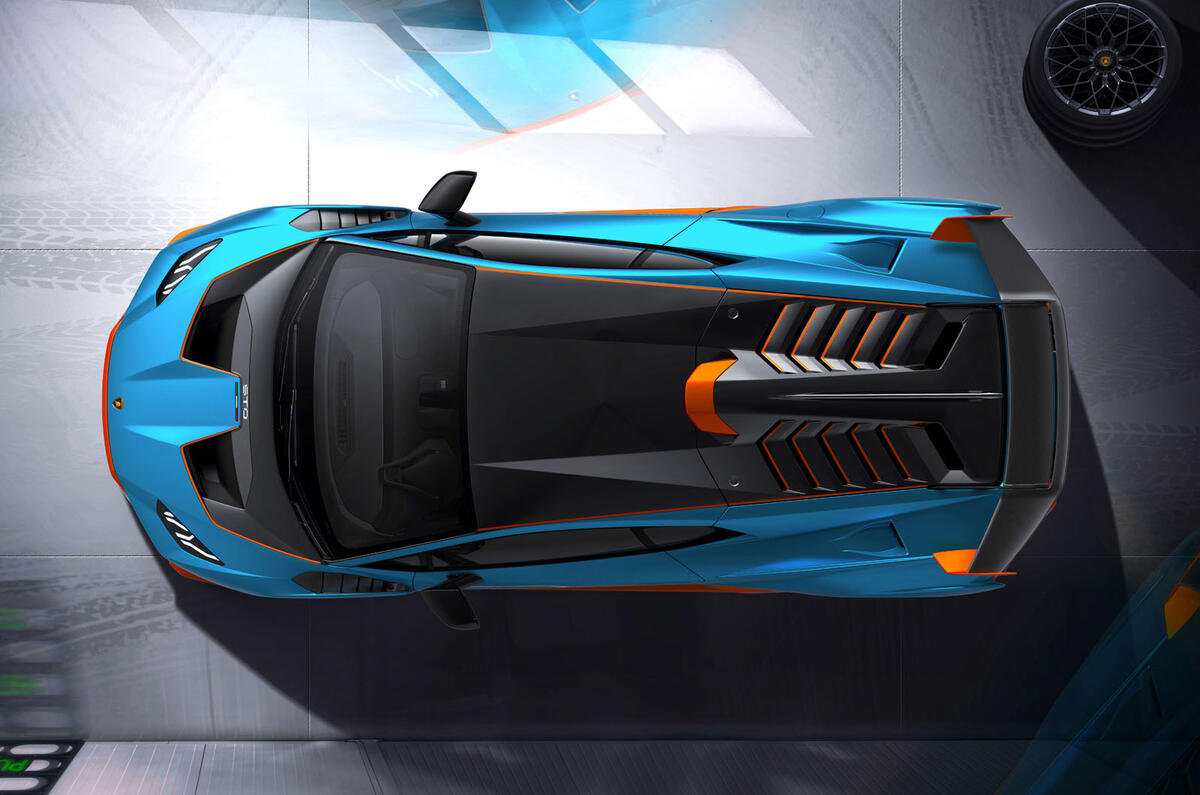 Lamborghini Huracan STO 2020 official images - aerial Lamborghini Huracan STO 2020 official images - aerial