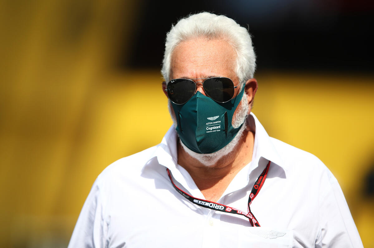 95 Lawrence Stroll interview mask 95 Lawrence Stroll interview mask