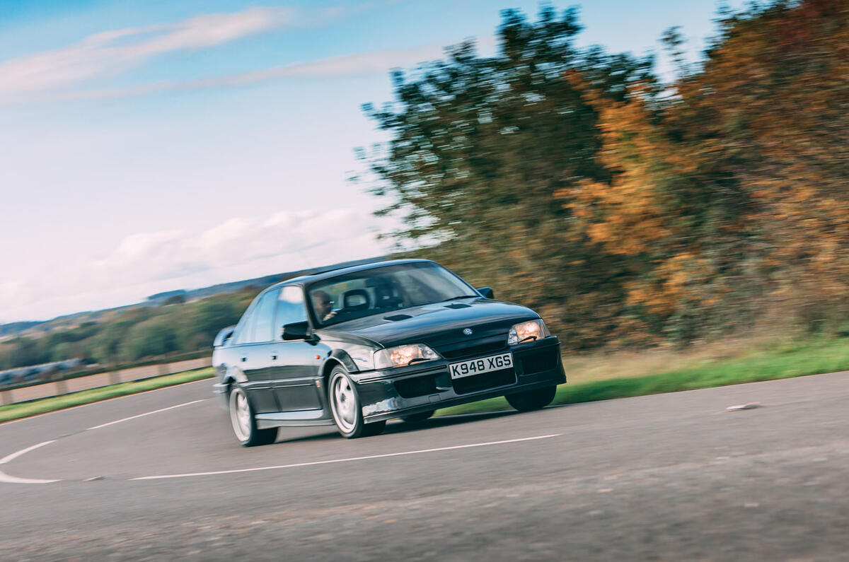 Lotus Carlton at 30 - on the road front Lotus Carlton at 30 - on the road front