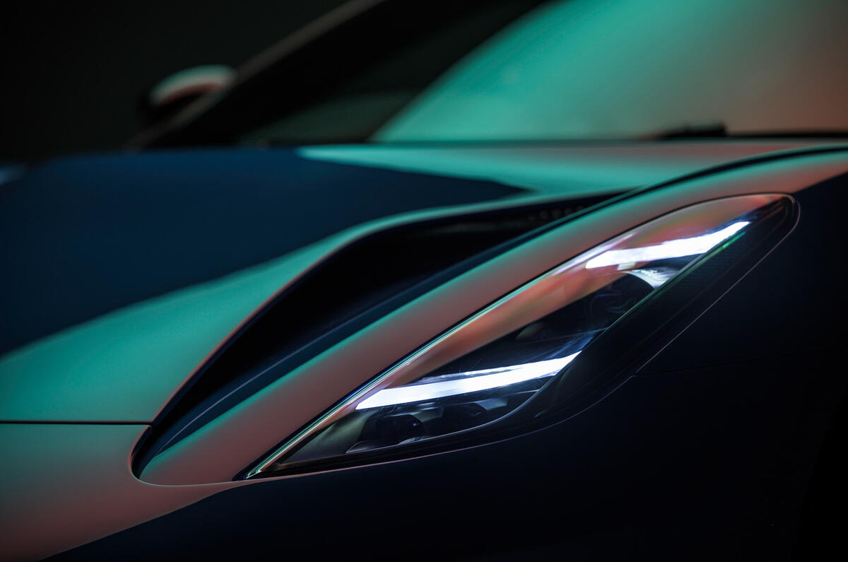 95 Lotus Emira 2021 reveal headlights 95 Lotus Emira 2021 reveal headlights