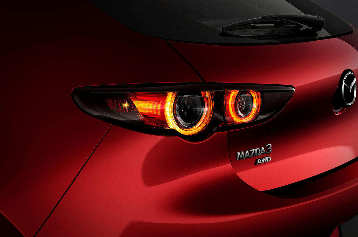 Mazda 3 2018 official reveal - rear lights