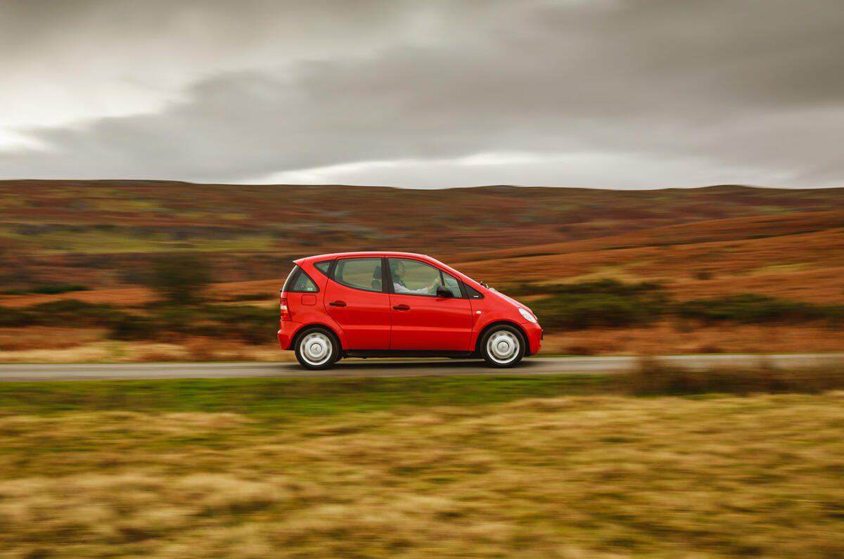 95 Mercedes A Class W168 used car buying guide on road side 95 Mercedes A Class W168 used car buying guide on road side