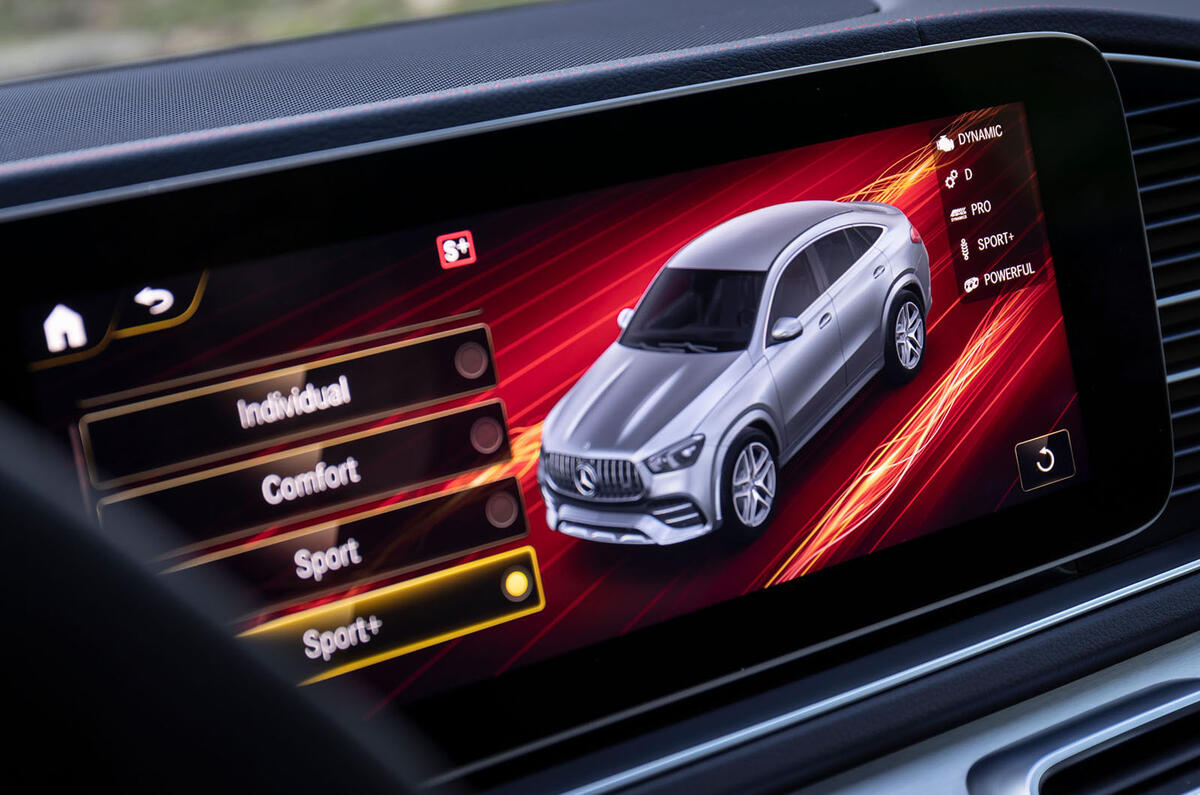 Mercedes-AMG GLE 53 prototype ride - drive modes