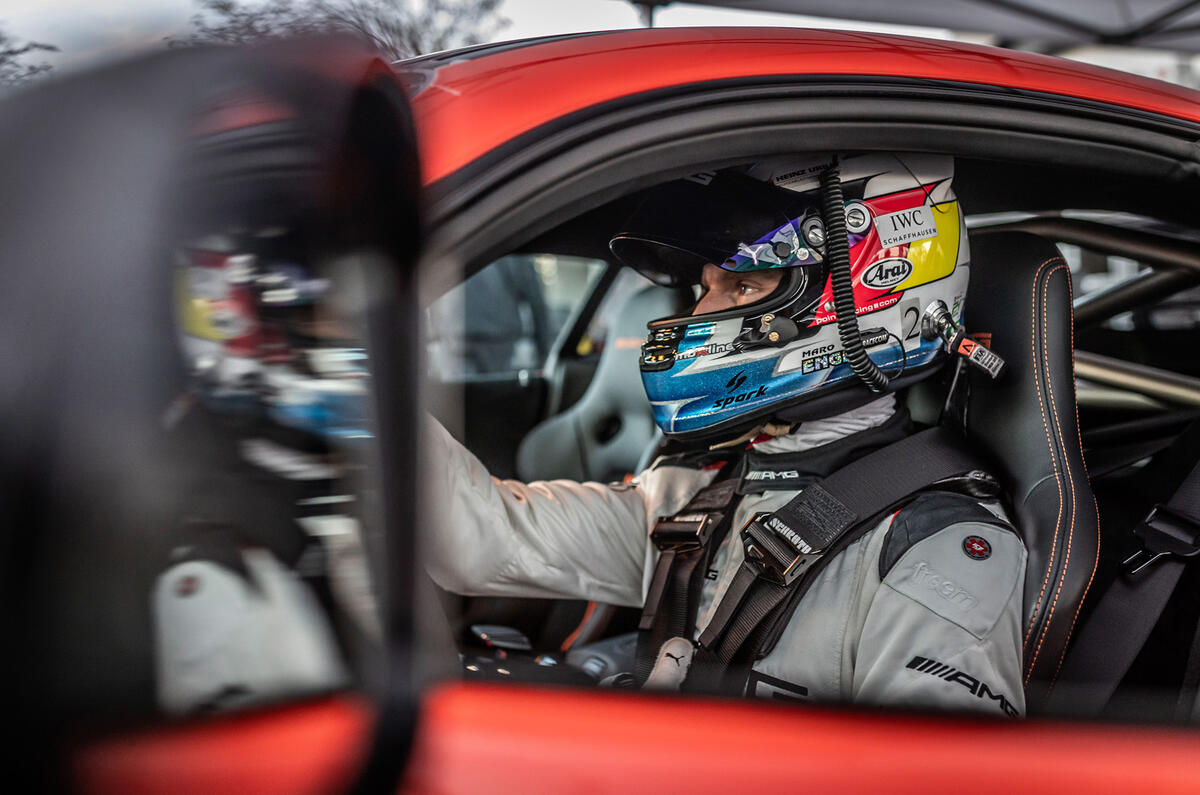 Mercedes-AMG GT Black Series Nurburgring record - driver Mercedes-AMG GT Black Series Nurburgring record - driver