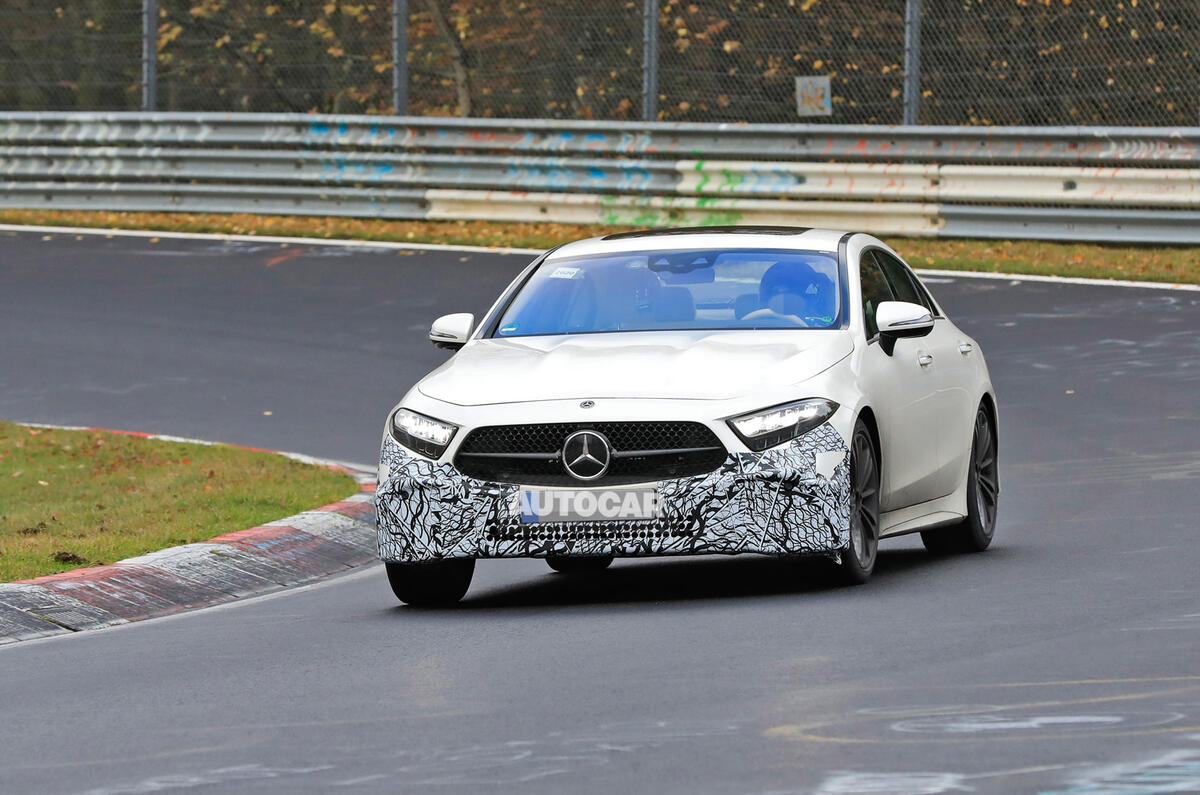 2021 Mercedes-Benz CLS spy photos - front 2021 Mercedes-Benz CLS spy photos - front