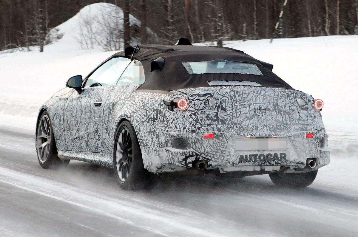 95 Mercedes CLE spy images 2022 tracking rear 95 Mercedes CLE spy images 2022 tracking rear