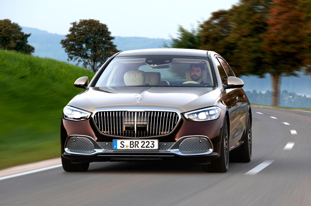 2021 Mercedes-Maybach S-Class official images - hero nose