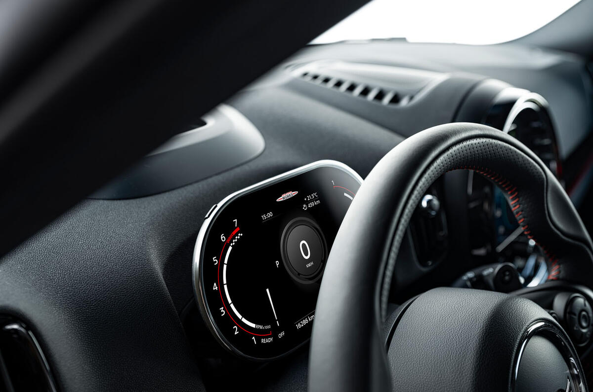 Mini Countryman 2020 facelift - official press images - instruments Mini Countryman 2020 facelift - official press images - instruments