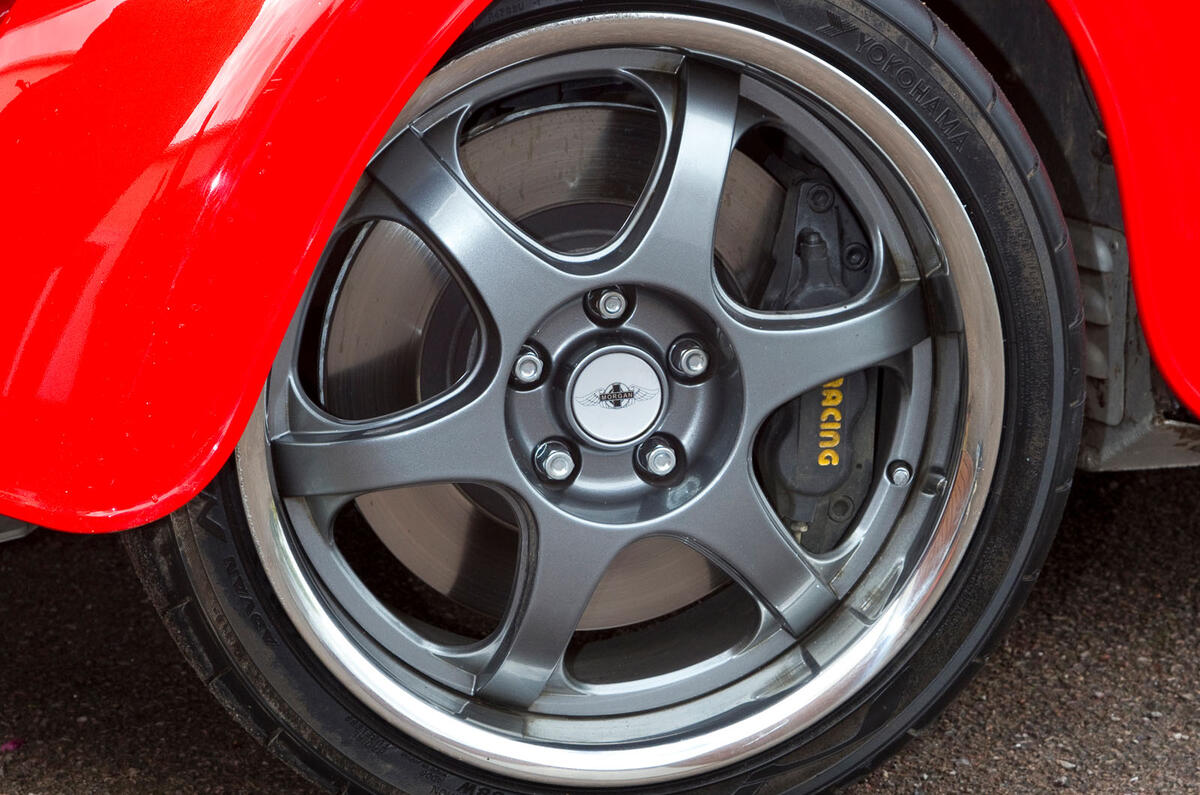 Morgan Plus 8 road test rewind - alloy wheels Morgan Plus 8 road test rewind - alloy wheels