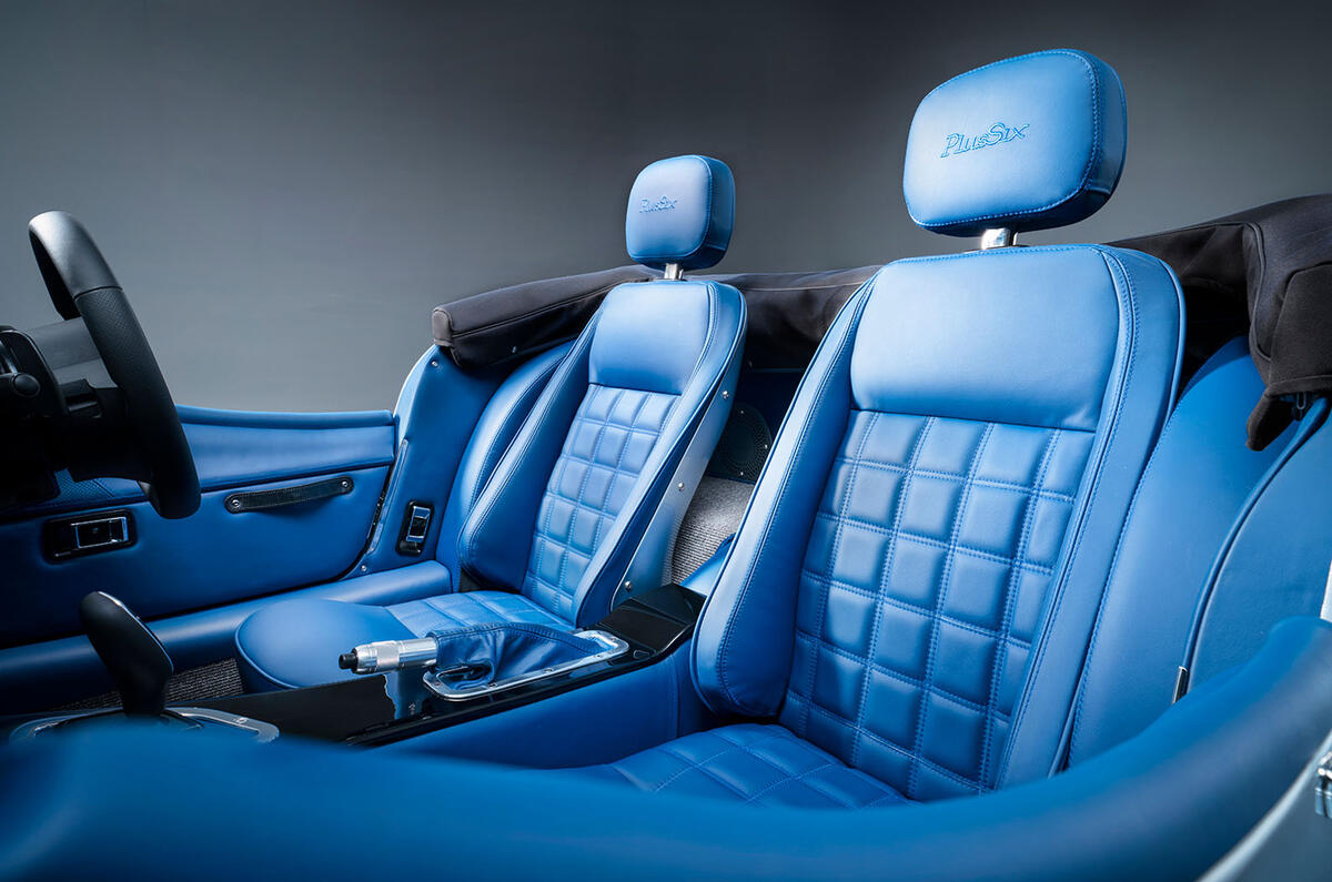 Morgan Plus Six 2019 official press images - seats