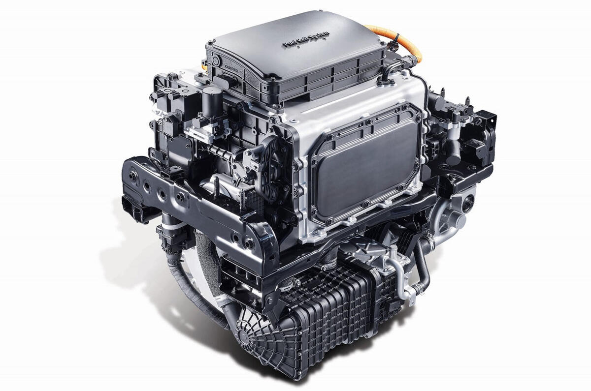 Hyundai nexo motor - three quarters Hyundai nexo motor - three quarters