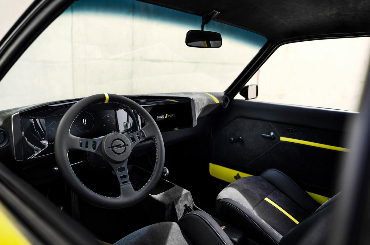 95 opel manta elektromod 2021 official images edit cabin