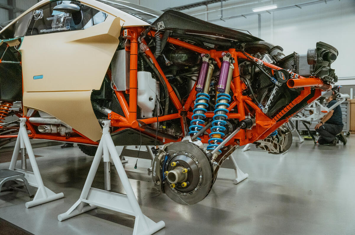 95 Prodrive Dakar car interview suspension 95 Prodrive Dakar car interview suspension