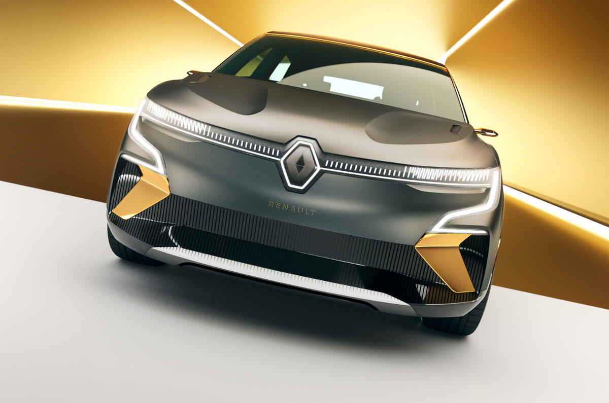 Renault Megane eVision concept official images - nose