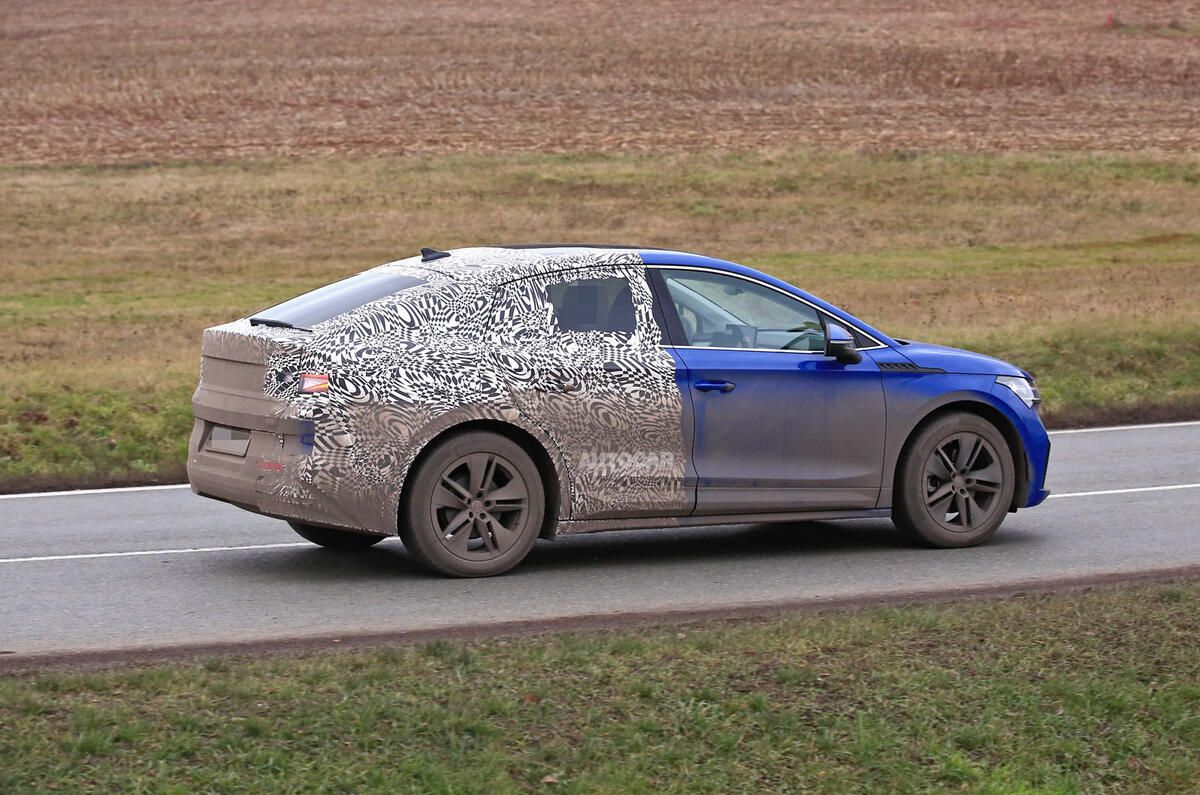 2021 Skoda Enyaq Coupe spy shots 2021 Skoda Enyaq Coupe spy shots