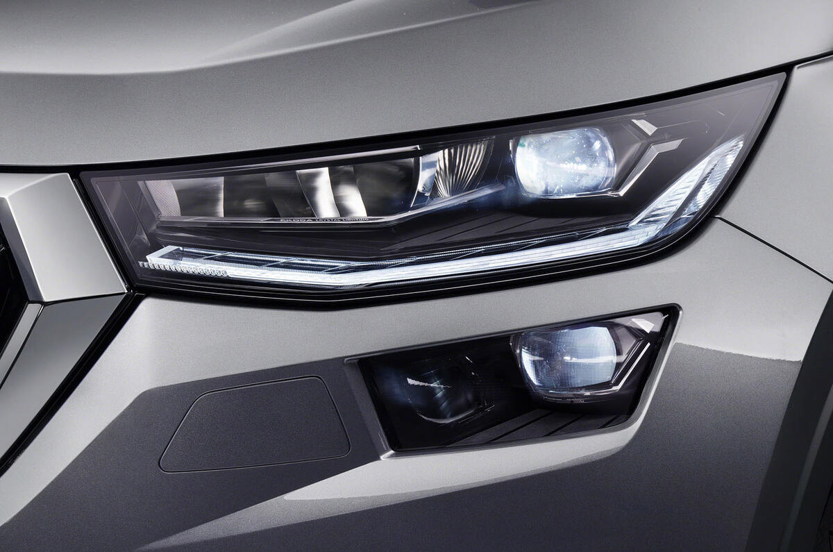 95 Skoda Kodiaq MY2021 facelift official images headlights