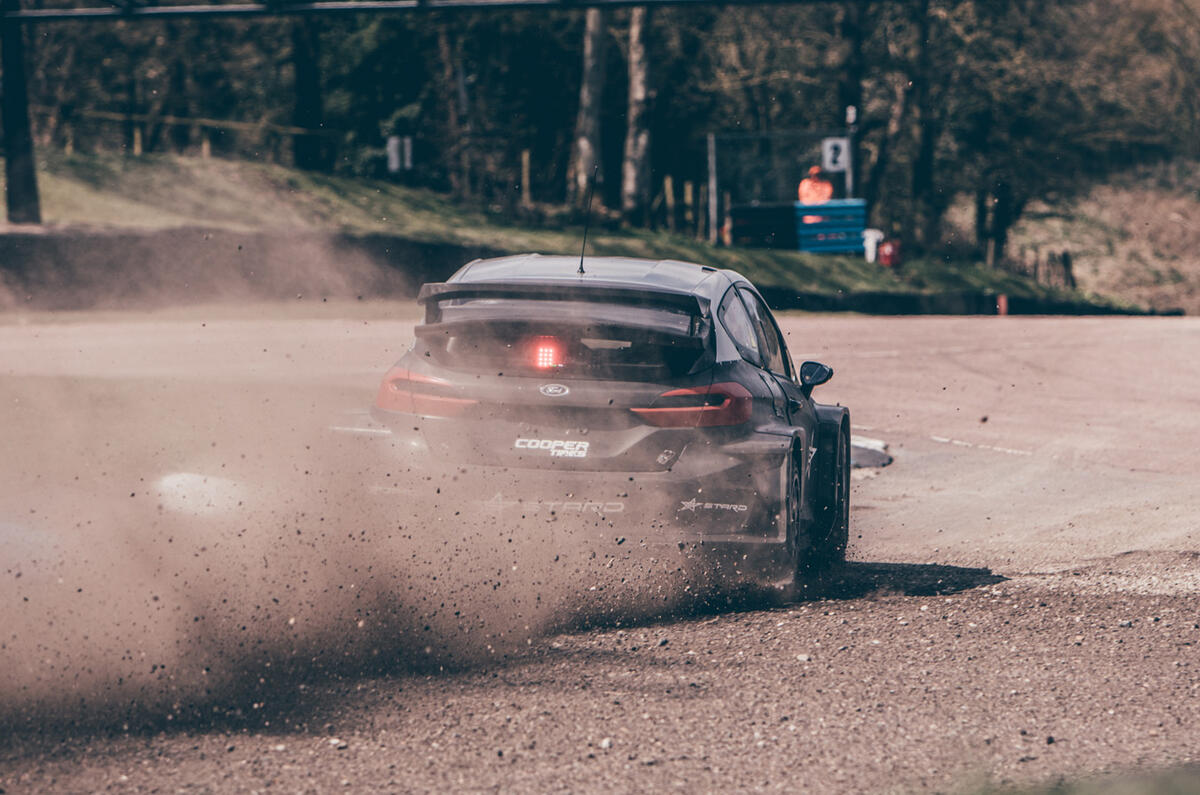 95 STARD ERX rallycross fiesta drive 2021 dust 95 STARD ERX rallycross fiesta drive 2021 dust