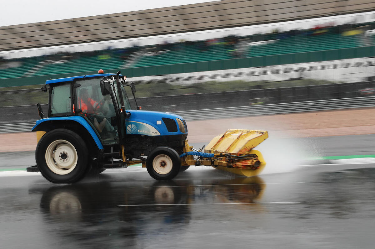 New Tarmac at Silverstone for 2019 - surface water