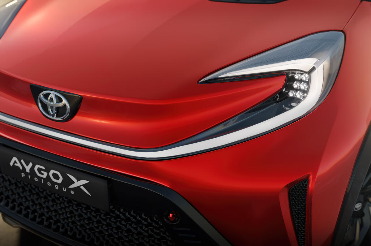 95 Toyota Aygo X Prologue 2021 concept official images headlights 95 Toyota Aygo X Prologue 2021 concept official images headlights