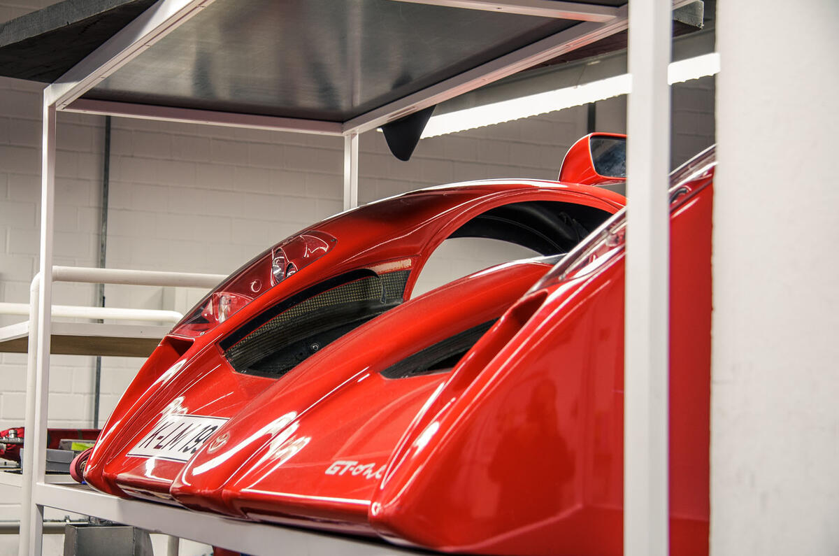 Waking the Toyota GT-One - nose