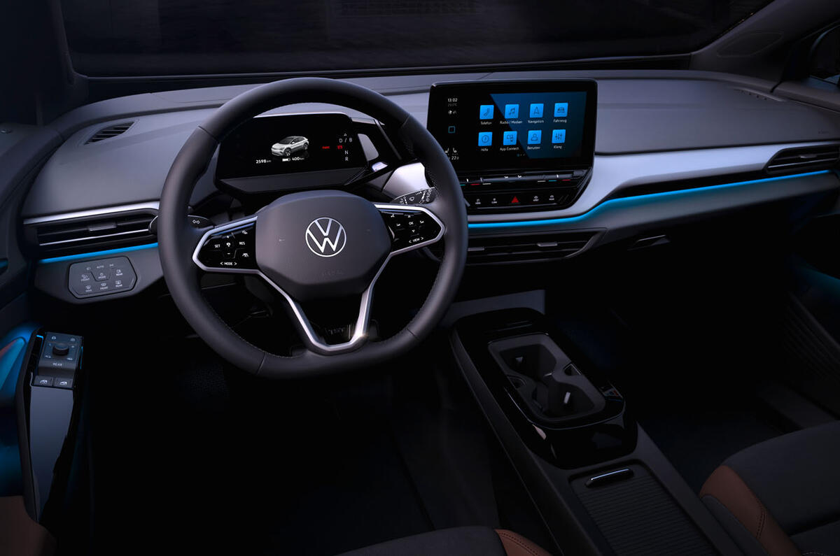 2021 Volkswagen ID 4 prototype drive - dashboard