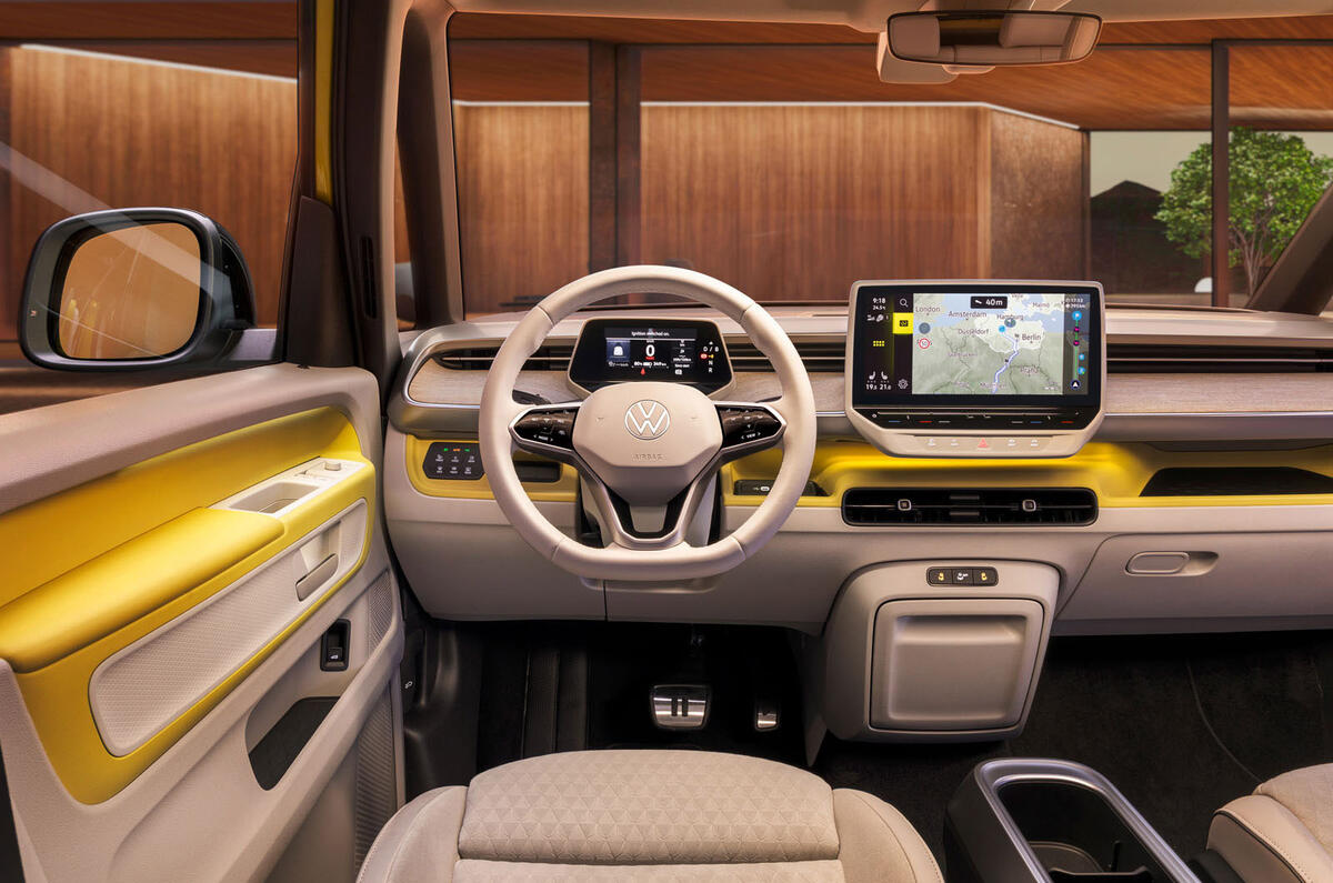95 VW ID Buzz 2022 official reveal dashboard 95 VW ID Buzz 2022 official reveal dashboard