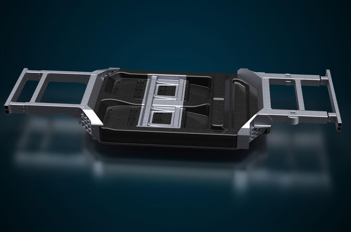 95 WAE Italdesign EV platform battery case 95 WAE Italdesign EV platform battery case