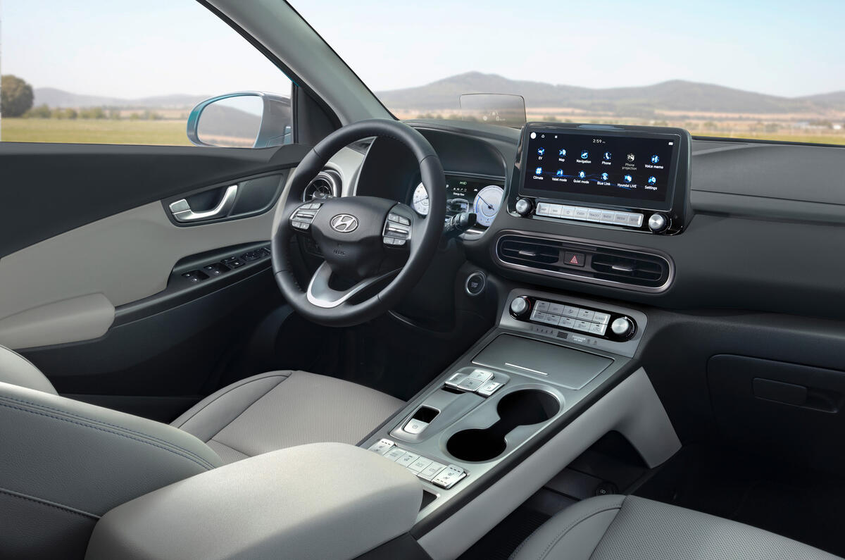 Hyundai Kona Electric MY2020 official - dashboard Hyundai Kona Electric MY2020 official - dashboard