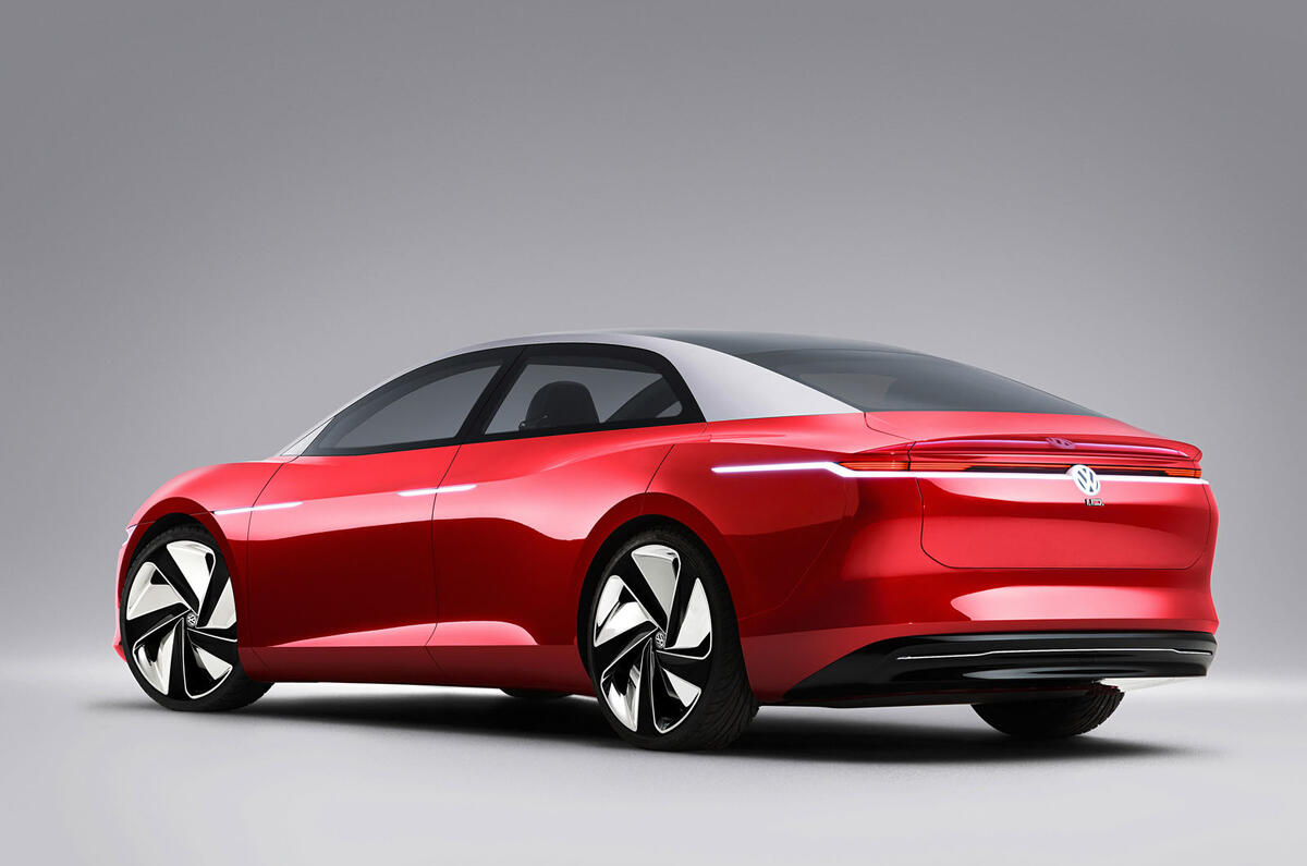 Volkswagen ID Vizzion concept - rear quarters Volkswagen ID Vizzion concept - rear quarters