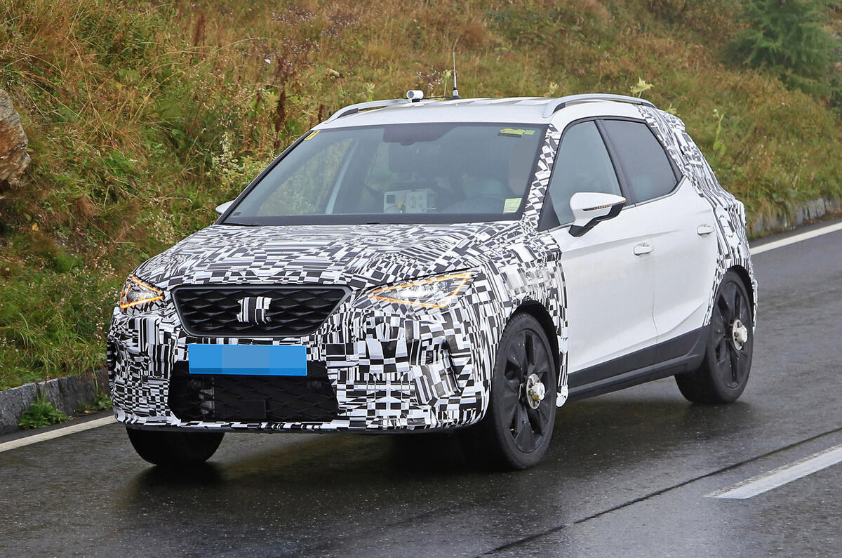 2022 Seat Arona spy images - on the road front 2022 Seat Arona spy images - on the road front