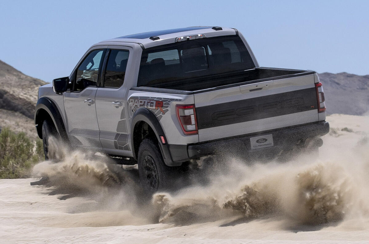 96 2023 F 150 Raptor R exterior Avalanche Gray rear