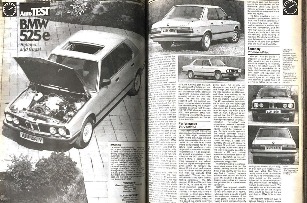 5500 road tests and counting - BMW 525e p1 5500 road tests and counting - BMW 525e p1