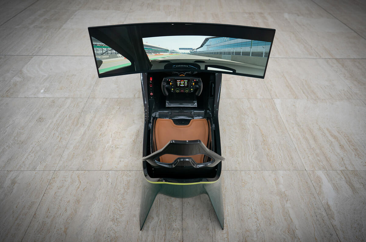 96 Aston Martin AMR C01 simulator tested aerial 96 Aston Martin AMR C01 simulator tested aerial