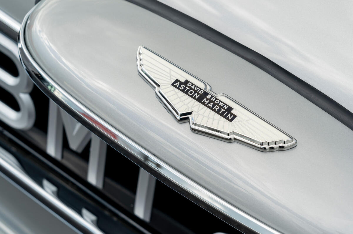 Aston Martin DB5 Goldfinger Continuation nose badge Aston Martin DB5 Goldfinger Continuation nose badge