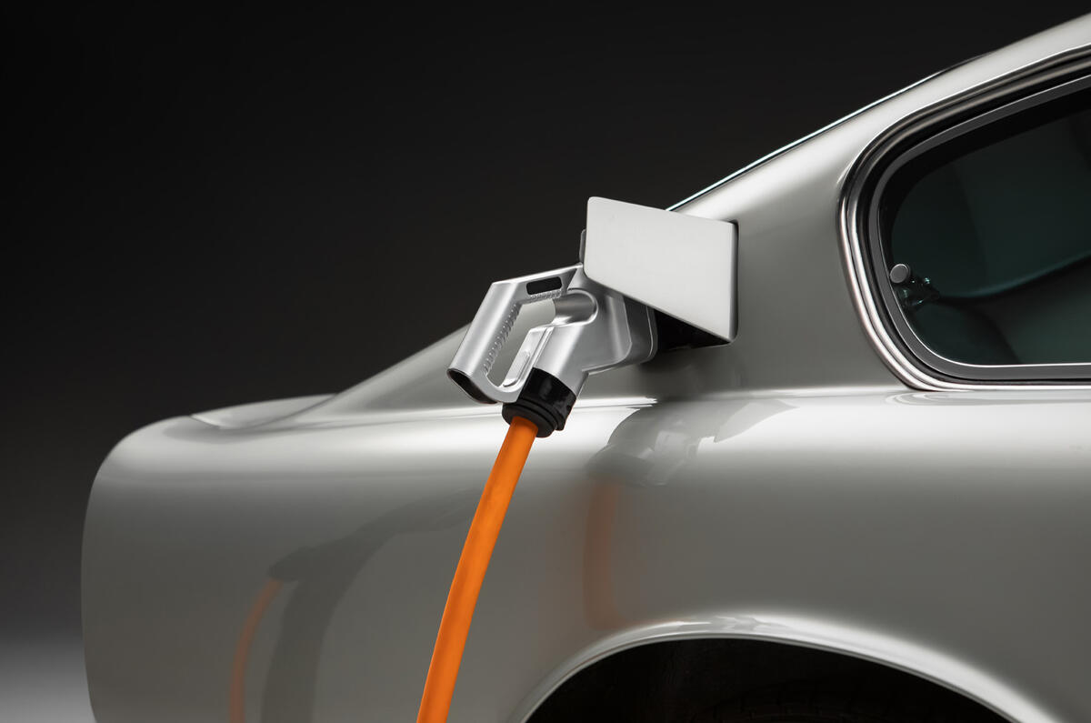 96 Aston Martin DB6 Lunaz EV conversion offical images charging port 96 Aston Martin DB6 Lunaz EV conversion offical images charging port