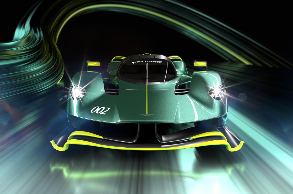 96 Aston Martin Valkyrie AMR Pro official reveal nose 96 Aston Martin Valkyrie AMR Pro official reveal nose
