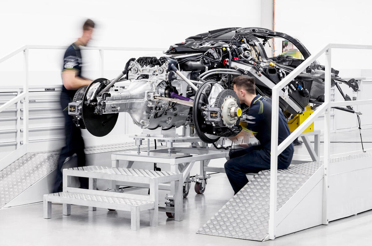 96 Aston Valkyrie first customer car axle 96 Aston Valkyrie first customer car axle