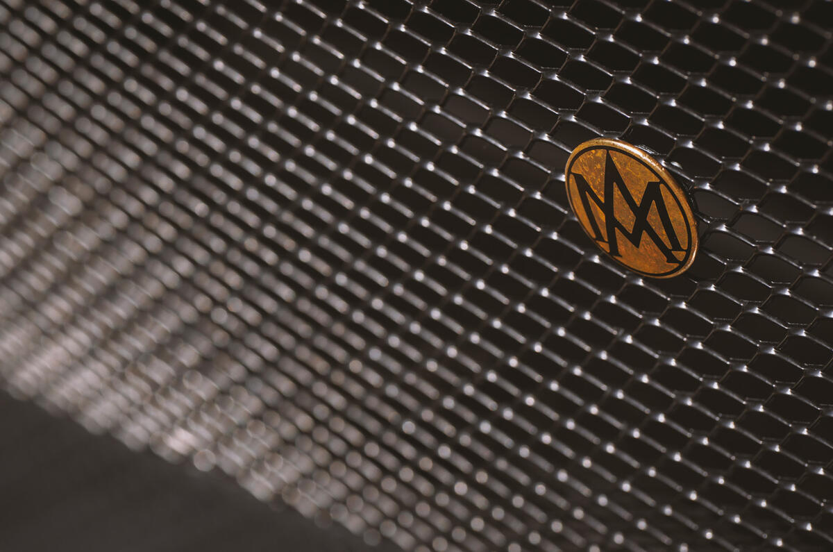 96 Aston Vantage Roadster A3 official reveal nose badge 96 Aston Vantage Roadster A3 official reveal nose badge