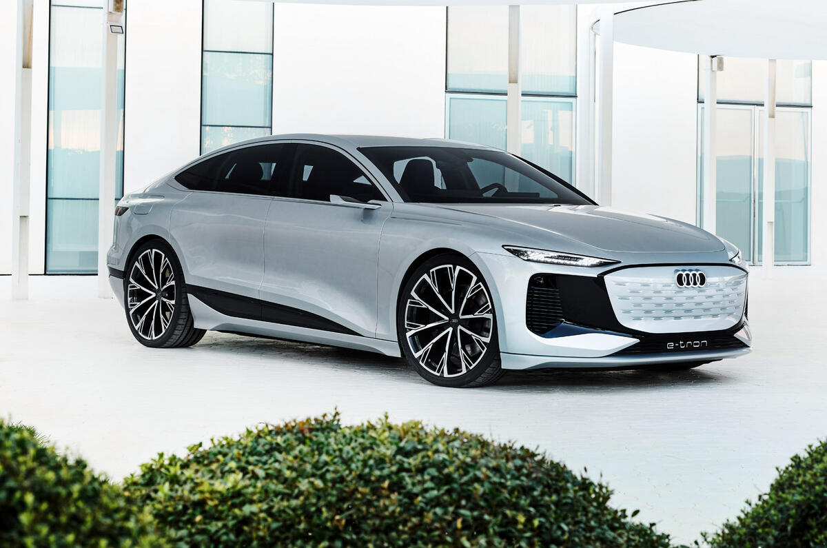 96 Audi A6 E tron Concept official static exterior front 96 Audi A6 E tron Concept official static exterior front