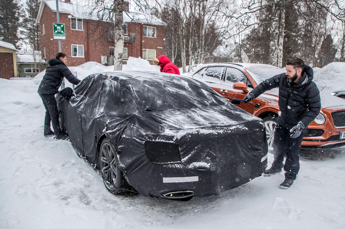 Bentley Flying Spur 2020 development ride - covered