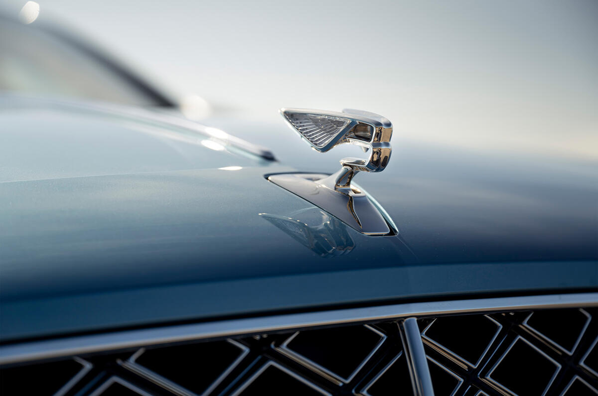 96 Bentley Flying Spur Mulliner official reveal badge