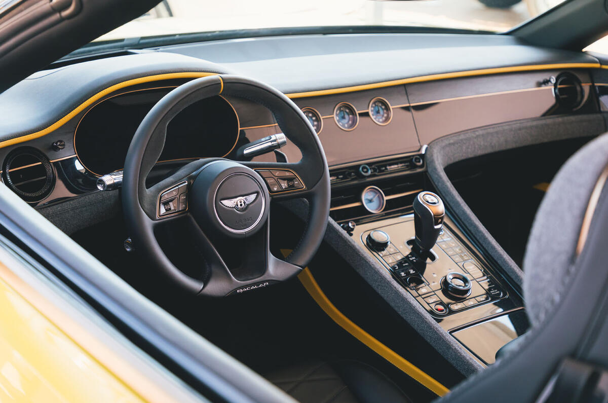 Bentley Mulliner Bacalar - interior Bentley Mulliner Bacalar - interior