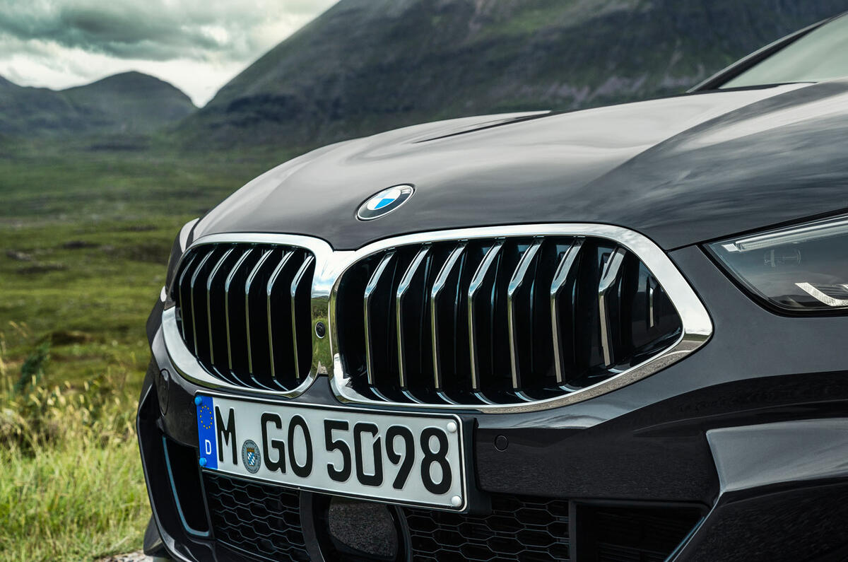 BMW 8 Series cabriolet 2018 official reveal - kidney grille