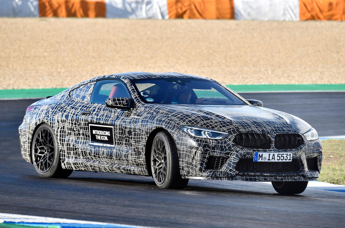 2019 BMW M8 prototype ride - slide front