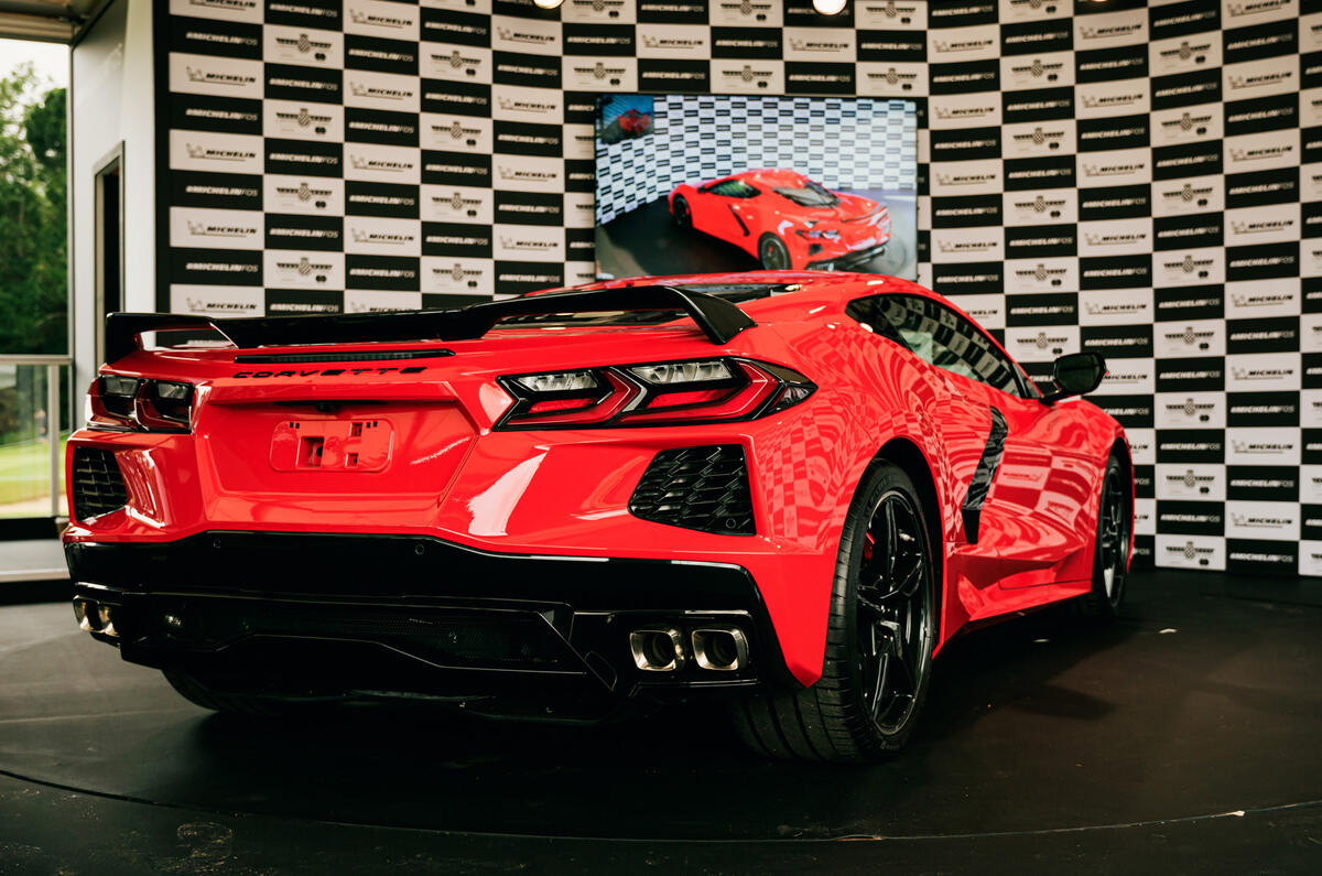 96 Corvette C8 RHD 2021 official reveal rear 96 Corvette C8 RHD 2021 official reveal rear