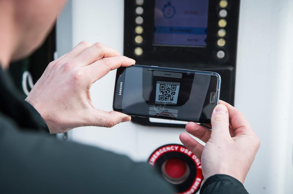 96 designing UKs EV charger standard feature QR code 96 designing UKs EV charger standard feature QR code