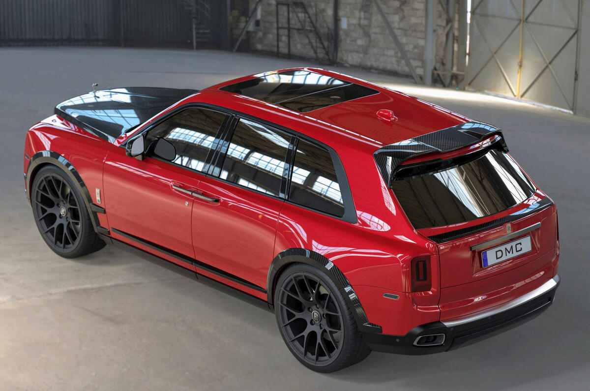 96 DMC Rolls Royce Cullinan Rear Wing roof spoiler 96 DMC Rolls Royce Cullinan Rear Wing roof spoiler