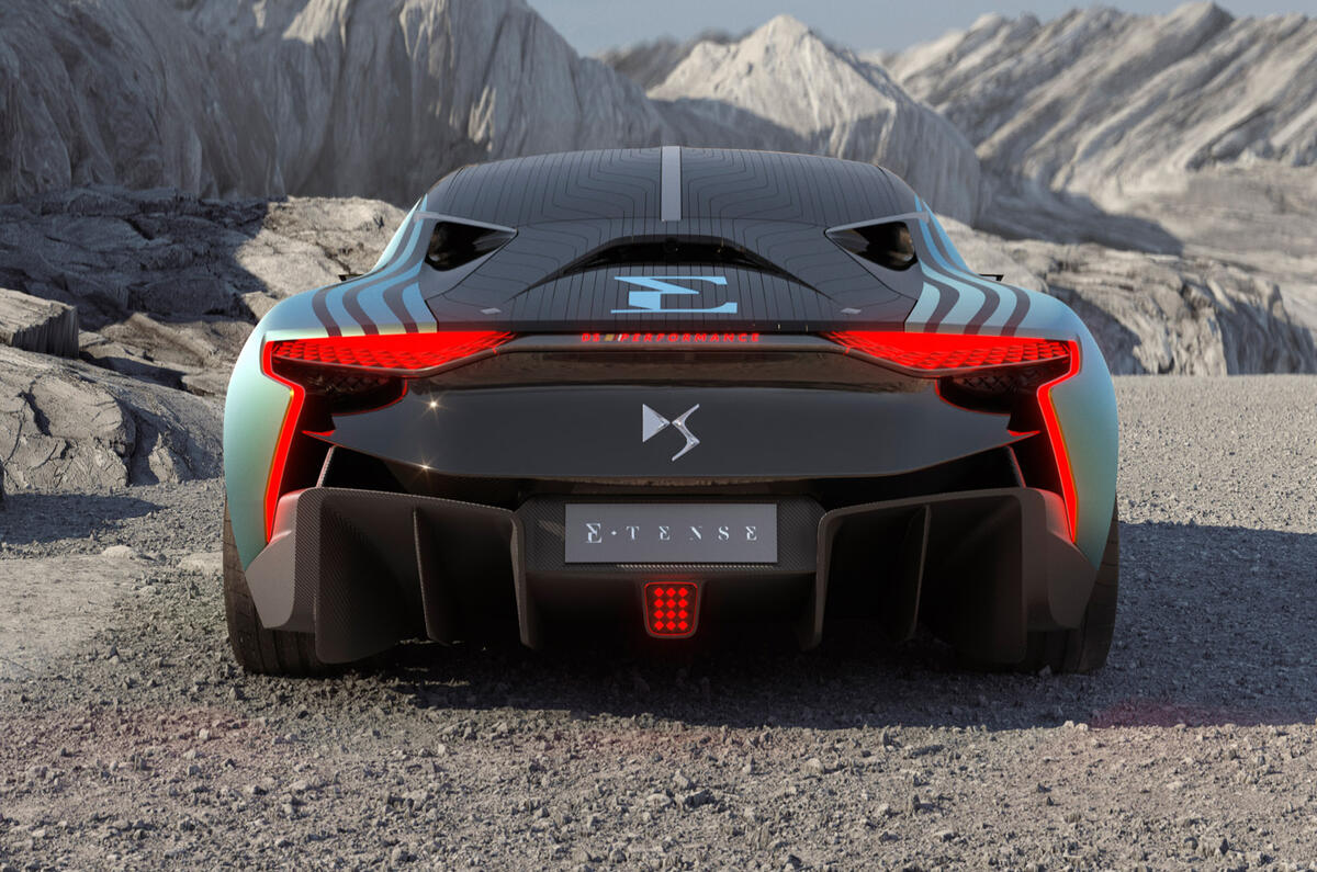 96 DS Tense Performance concept 2022 rear end 96 DS Tense Performance concept 2022 rear end