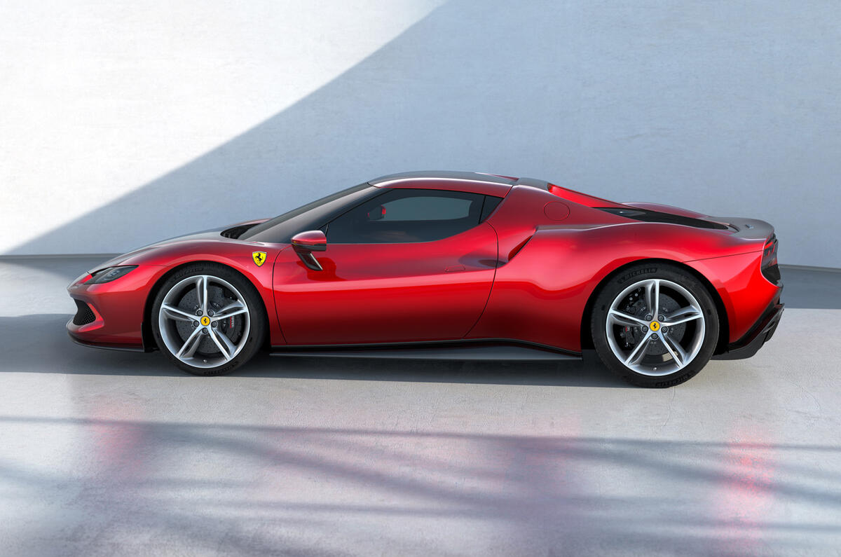 96 Ferrari 296 GTB 2021 official reveal side 96 Ferrari 296 GTB 2021 official reveal side