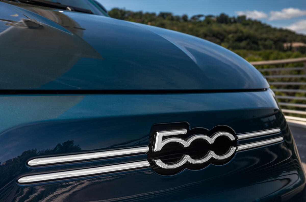 Fiat 500 electric 2020 official press images - nose Fiat 500 electric 2020 official press images - nose